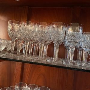 Waterford Colleen Claret Tall Stem Set Of 5 Glasses